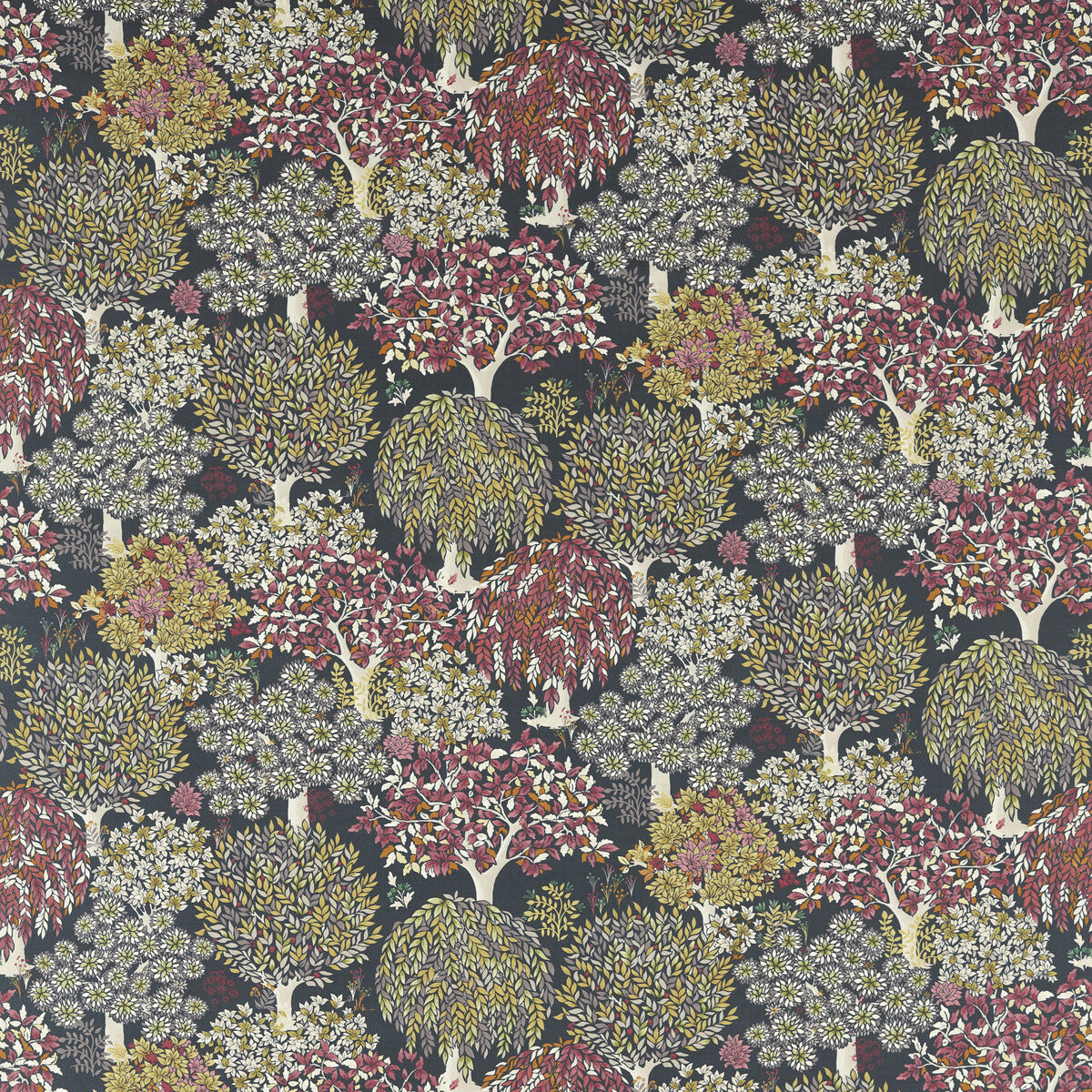 Tatton fabric in charcoal color - pattern F1563/01.CAC.0 - by Clarke And Clarke in the Country Escape By Studio G For C&C collection