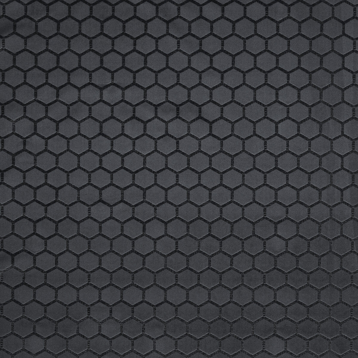 Hexa fabric in espresso color - pattern F1565/01.CAC.0 - by Clarke And Clarke in the Illusion By Studio G For C&C collection