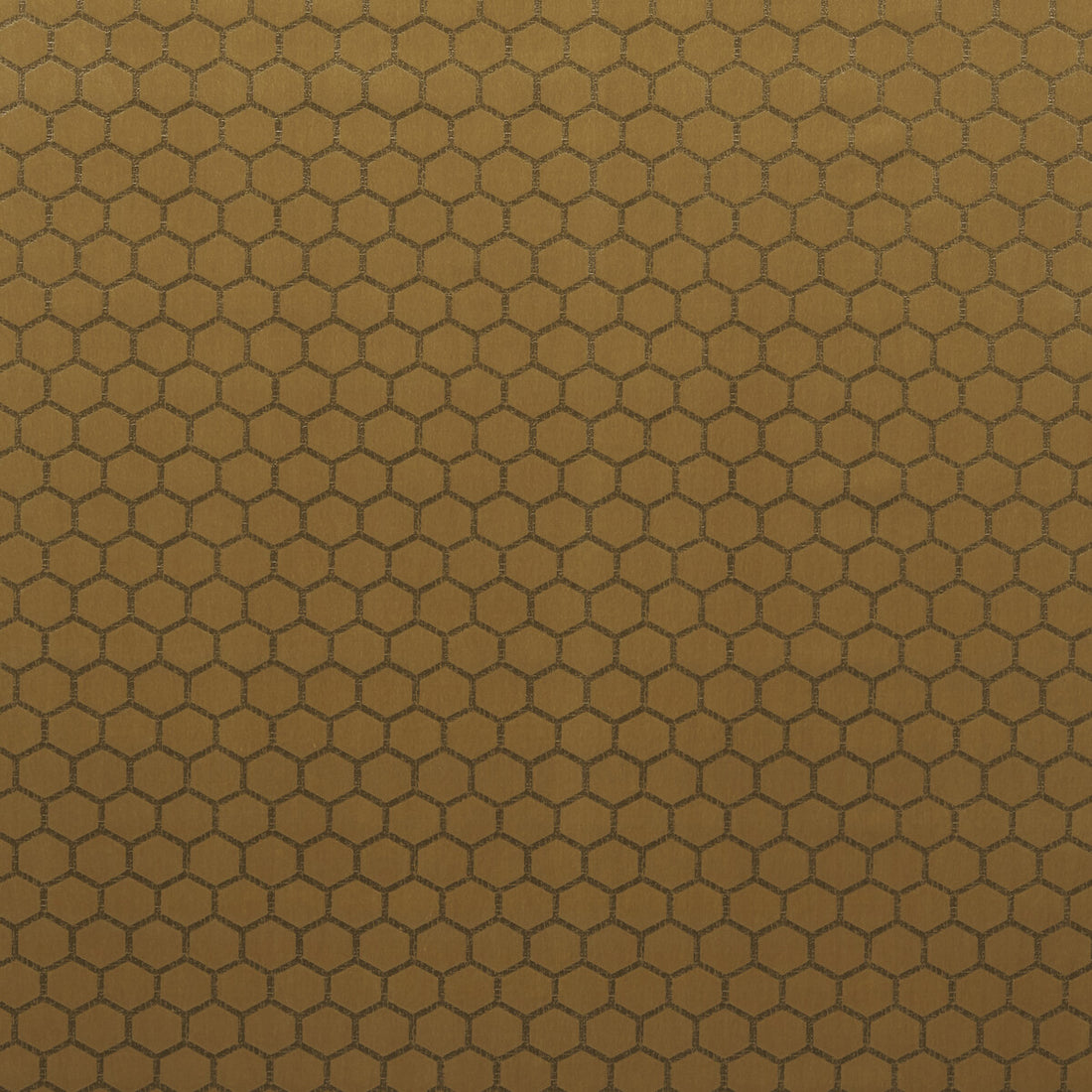 Hexa fabric in gold color - pattern F1565/02.CAC.0 - by Clarke And Clarke in the Illusion By Studio G For C&amp;C collection