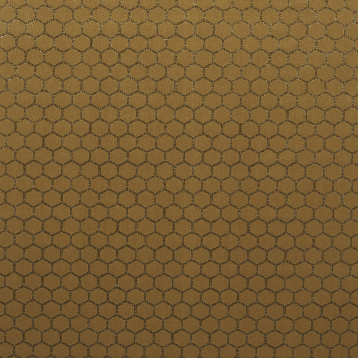 Hexa fabric in gold color - pattern F1565/02.CAC.0 - by Clarke And Clarke in the Illusion By Studio G For C&C collection