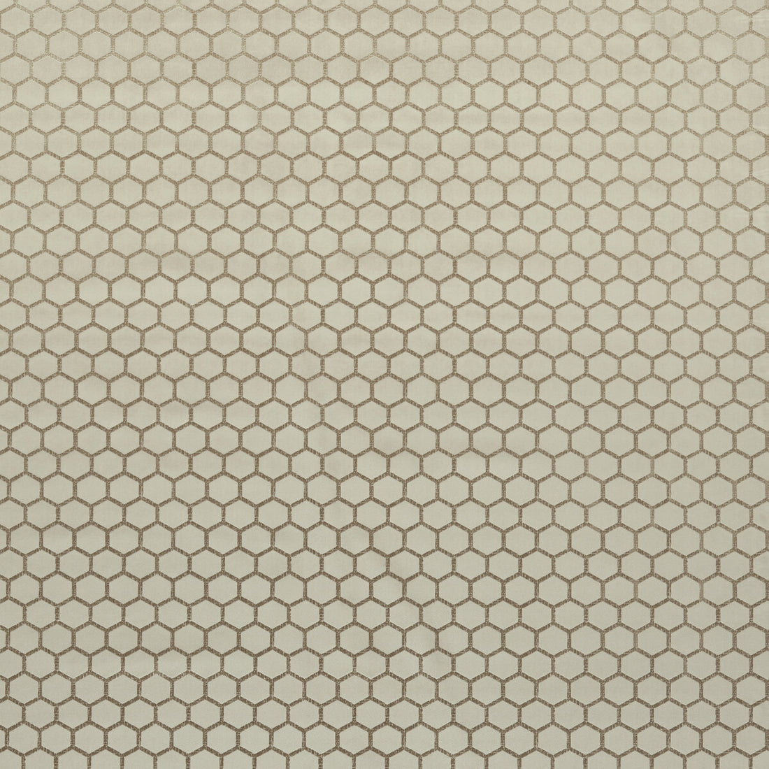 Hexa fabric in stone color - pattern F1565/07.CAC.0 - by Clarke And Clarke in the Illusion By Studio G For C&amp;C collection