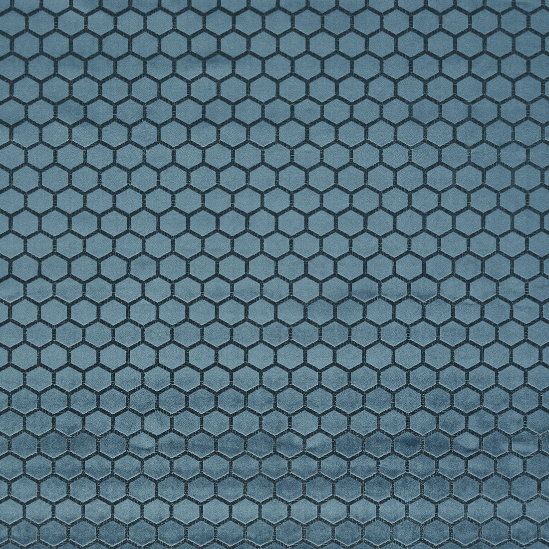 Hexa fabric in teal color - pattern F1565/09.CAC.0 - by Clarke And Clarke in the Illusion By Studio G For C&amp;C collection