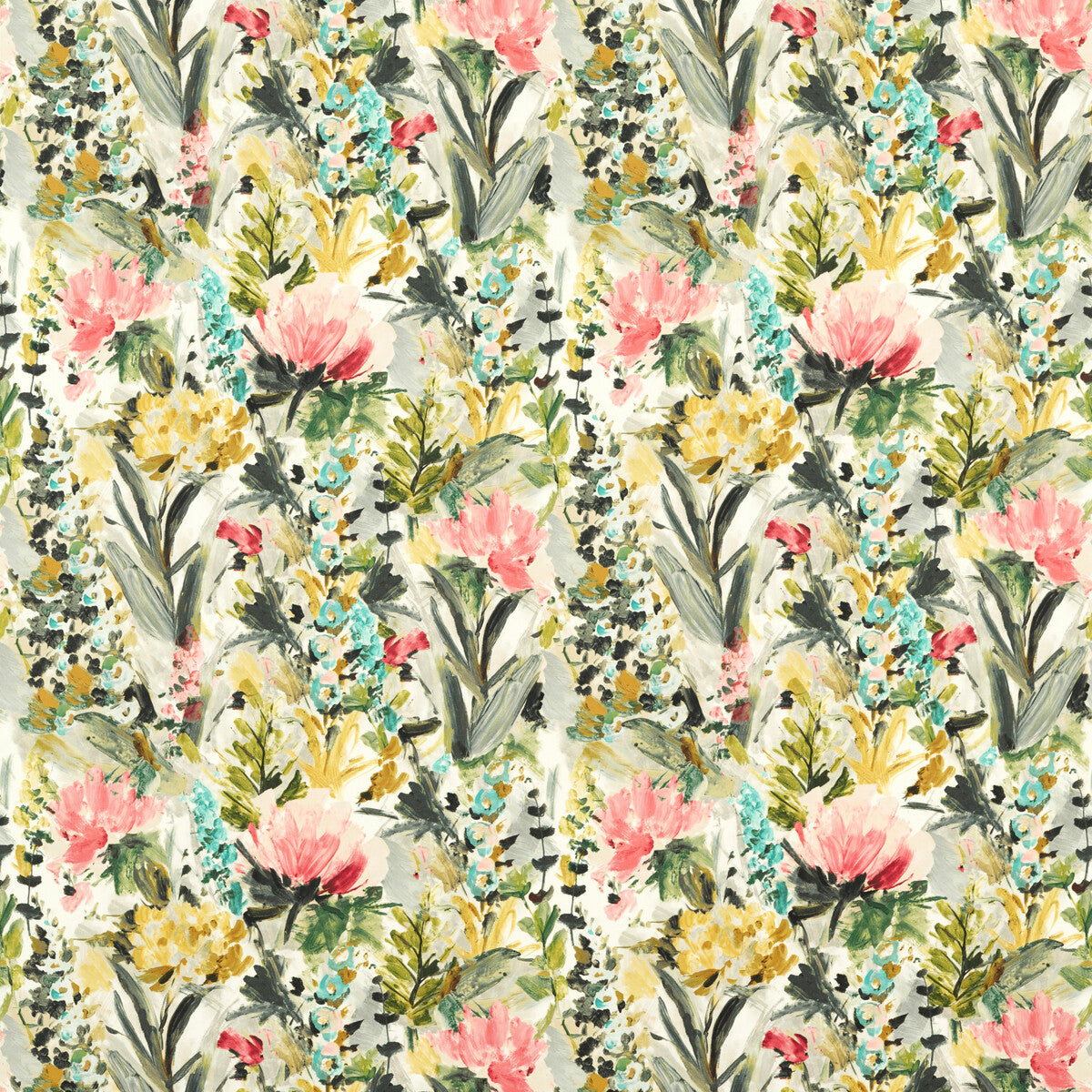 Hydrangea fabric in autumn color - pattern F1576/01.CAC.0 - by Clarke And Clarke in the Floral Flourish By Studio G For C&C collection