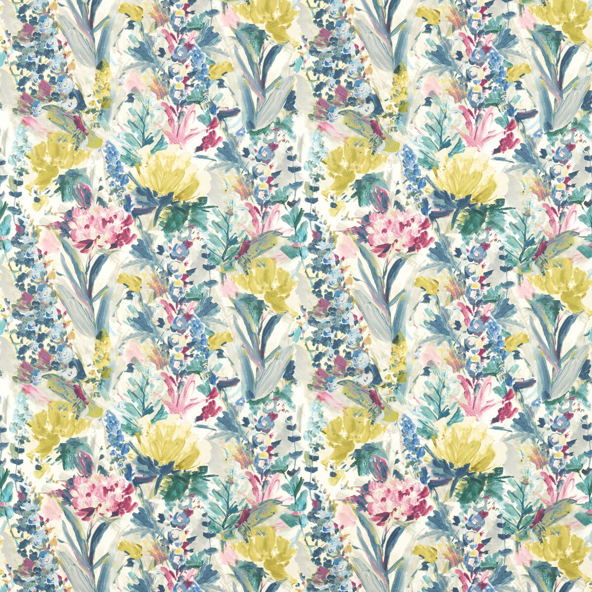 Hydrangea fabric in multi color - pattern F1576/03.CAC.0 - by Clarke And Clarke in the Floral Flourish By Studio G For C&C collection