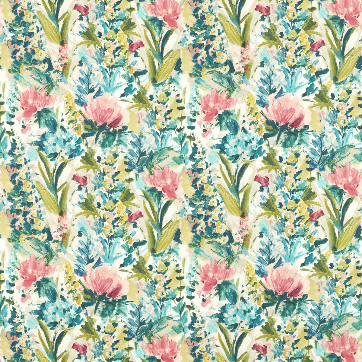 Hydrangea fabric in spice/forest color - pattern F1576/04.CAC.0 - by Clarke And Clarke in the Floral Flourish By Studio G For C&C collection