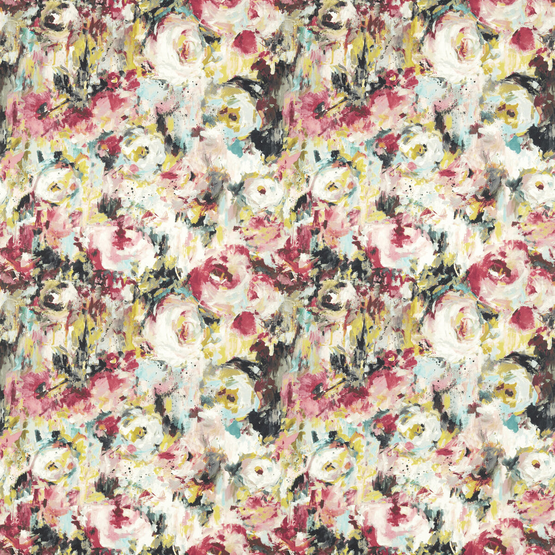 Kingsley fabric in autumn color - pattern F1577/01.CAC.0 - by Clarke And Clarke in the Floral Flourish By Studio G For C&amp;C collection