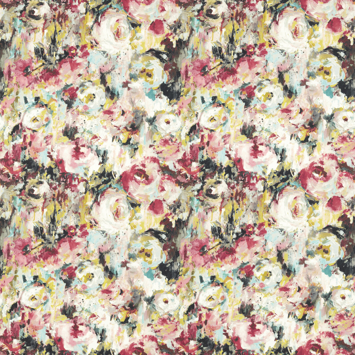 Kingsley fabric in autumn color - pattern F1577/01.CAC.0 - by Clarke And Clarke in the Floral Flourish By Studio G For C&amp;C collection