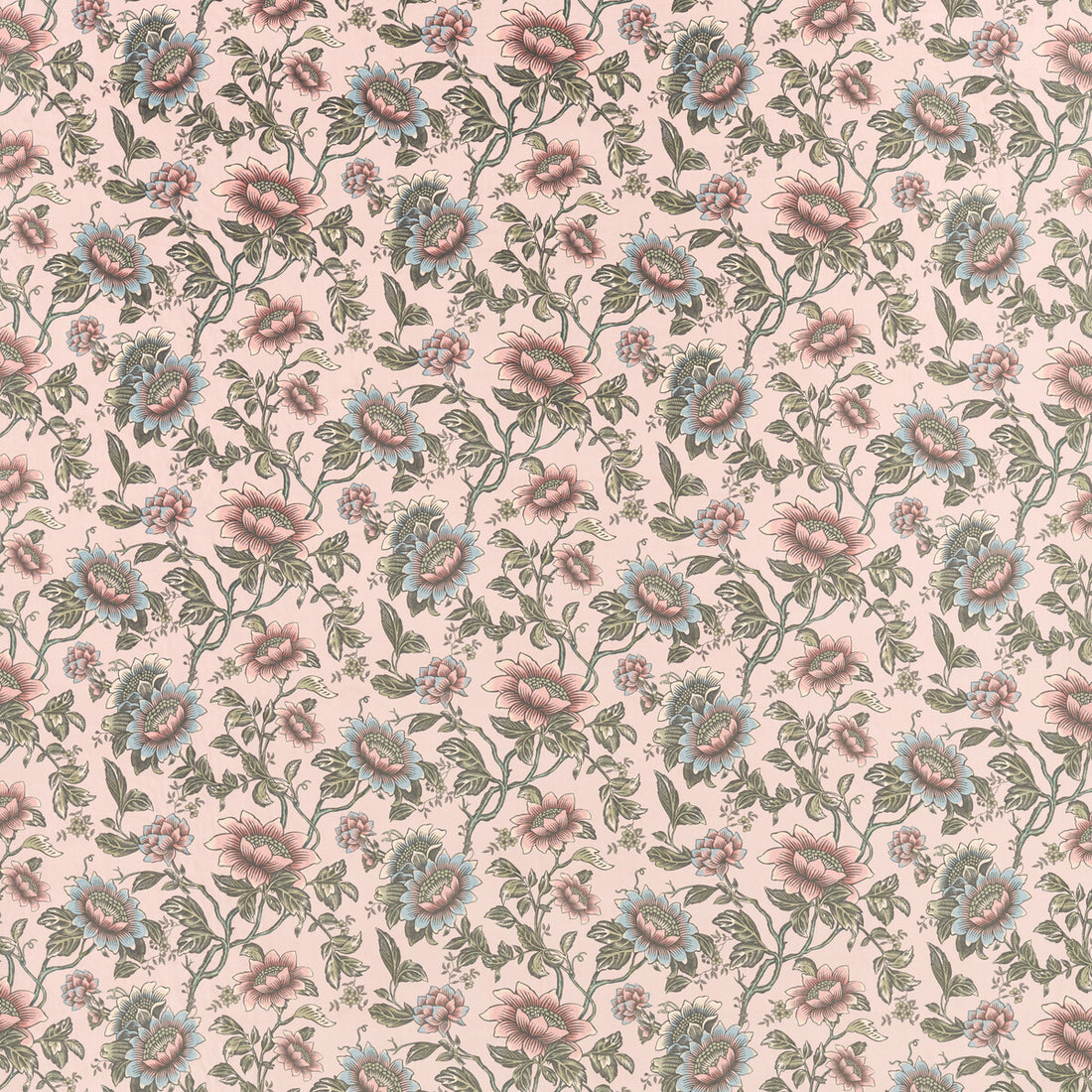 Tonquin fabric in blush velvet color - pattern F1590/01.CAC.0 - by Clarke And Clarke in the Clarke &amp; Clarke Botanical Wonders Fabric collection