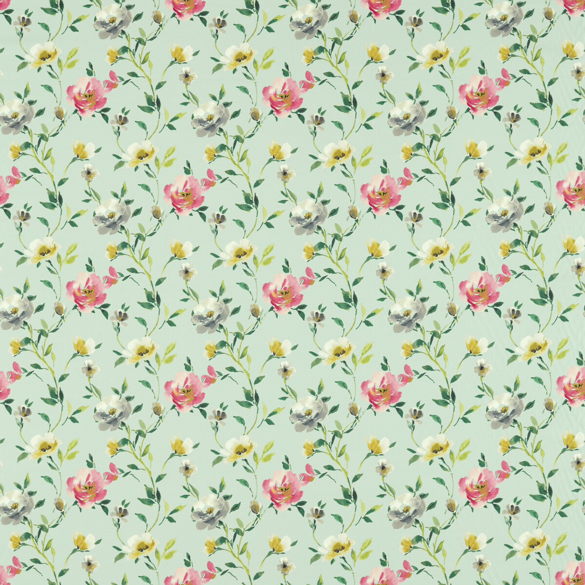 Serena fabric in mineral color - pattern F1593/03.CAC.0 - by Clarke And Clarke in the Floral Flourish By Studio G For C&C collection