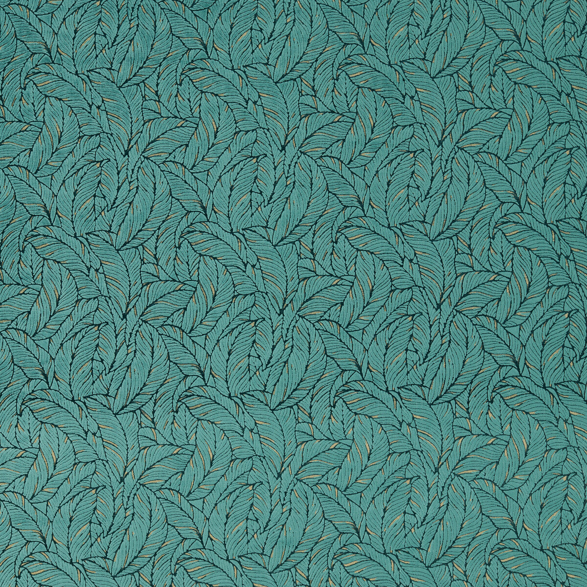 Selva fabric in emerald velvet color - pattern F1611/02.CAC.0 - by Clarke And Clarke in the Clarke & Clarke Exotica 2 collection