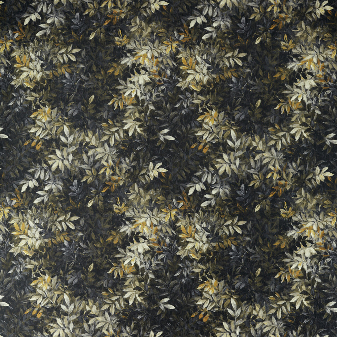 Congo fabric in noir velvet color - pattern F1612/04.CAC.0 - by Clarke And Clarke in the Clarke &amp; Clarke Exotica 2 collection