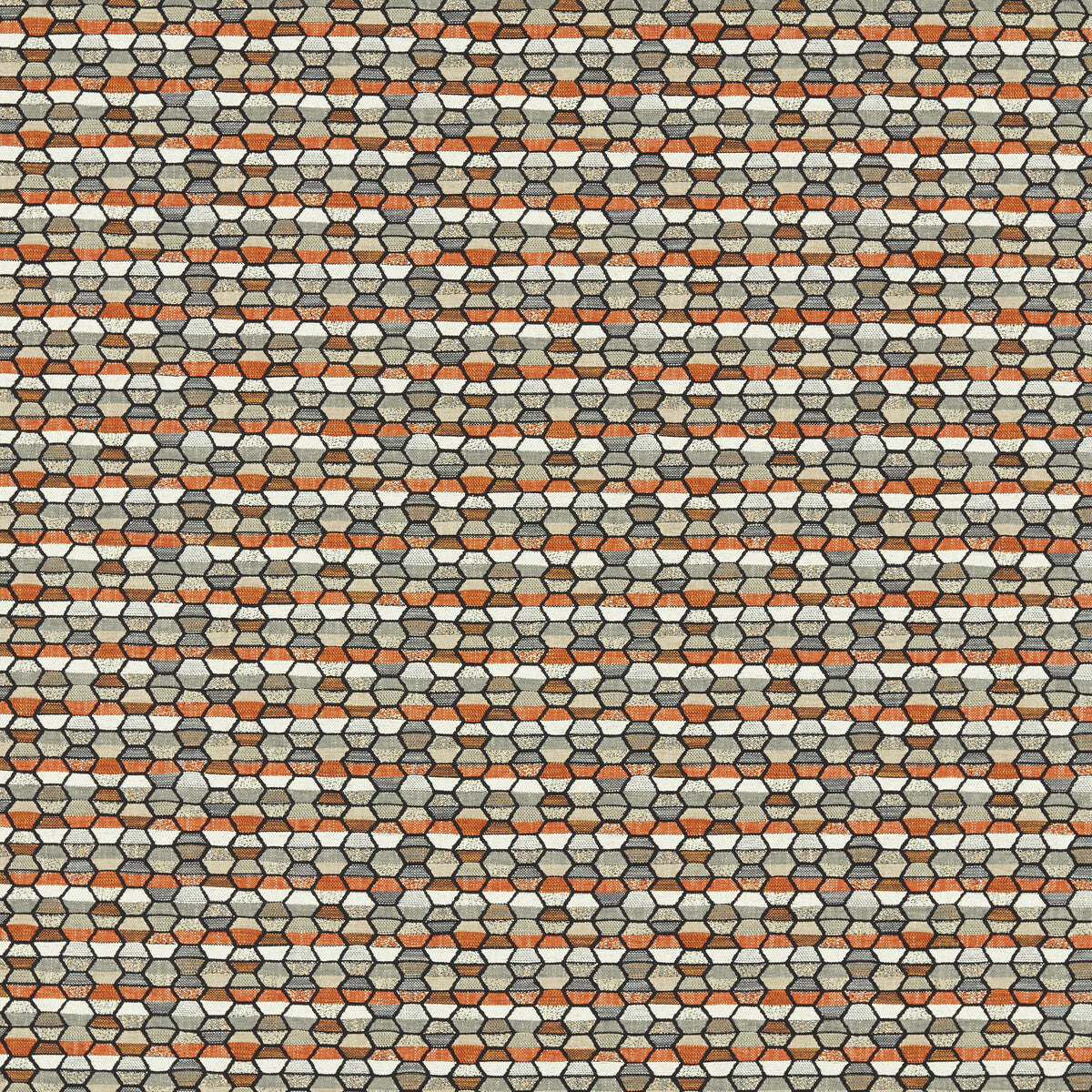 Cosmic fabric in spice color - pattern F1616/06.CAC.0 - by Clarke And Clarke in the Clarke And Clarke Equinox 2 collection