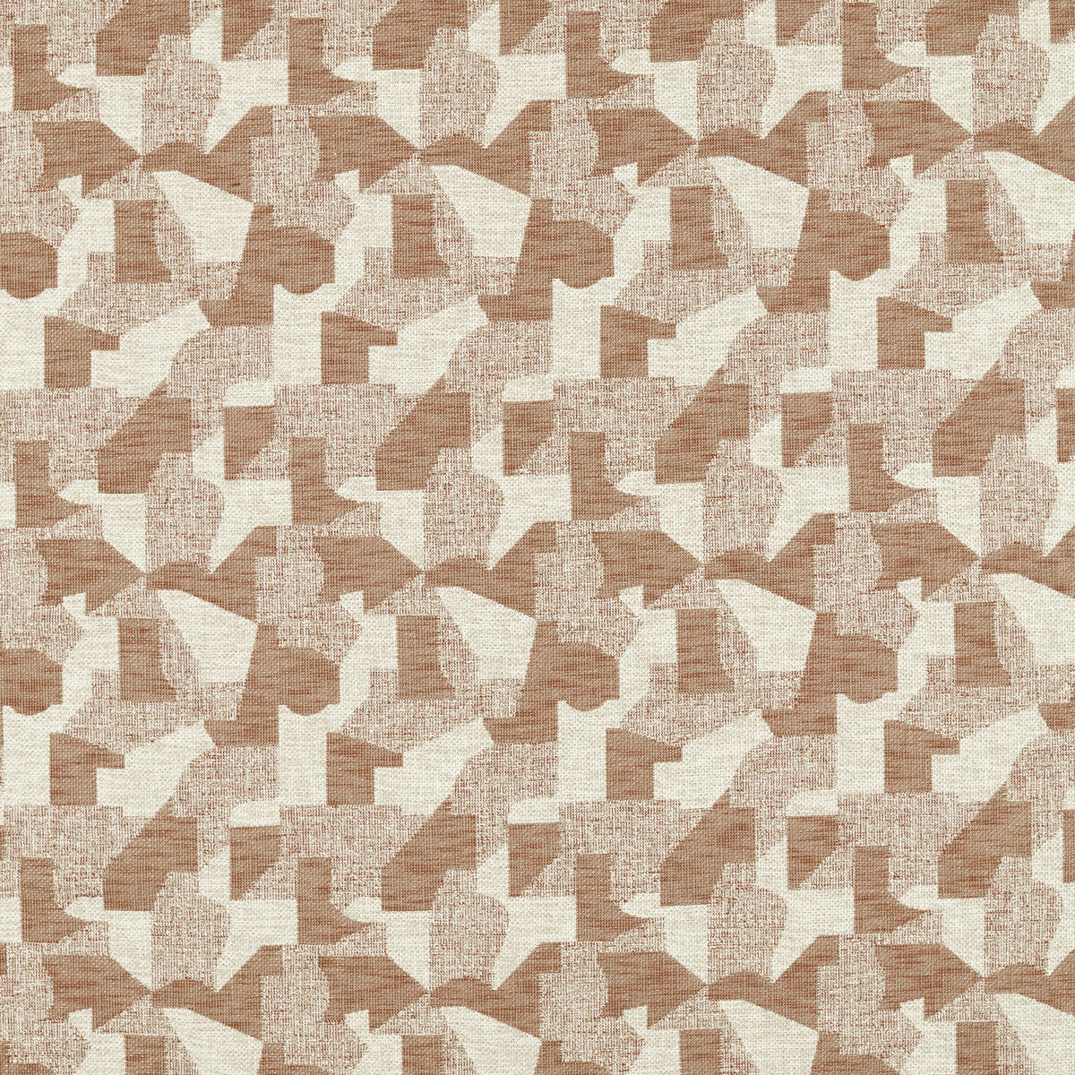Espen fabric in rust color - pattern F1631/05.CAC.0 - by Clarke And Clarke in the Clarke & Clarke Soren collection