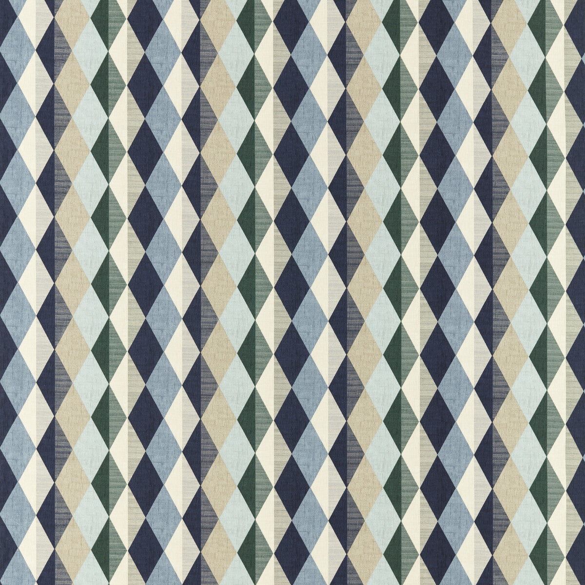 Denver fabric in mineral/navy color - pattern F1637/01.CAC.0 - by Clarke And Clarke in the Formations By Studio G For C&C collection