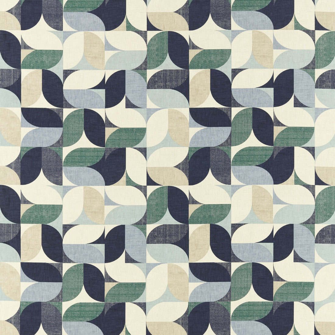 Reno fabric in mineral/navy color - pattern F1640/01.CAC.0 - by Clarke And Clarke in the Formations By Studio G For C&amp;C collection