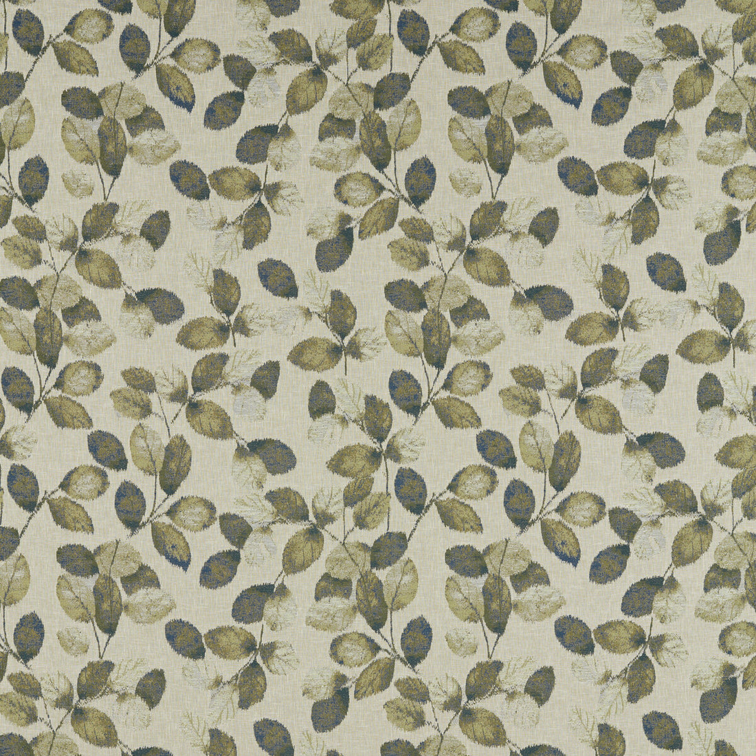 Northia fabric in olive peacock color - pattern F1657/02.CAC.0 - by Clarke And Clarke in the Clarke &amp; Clarke Marianne collection