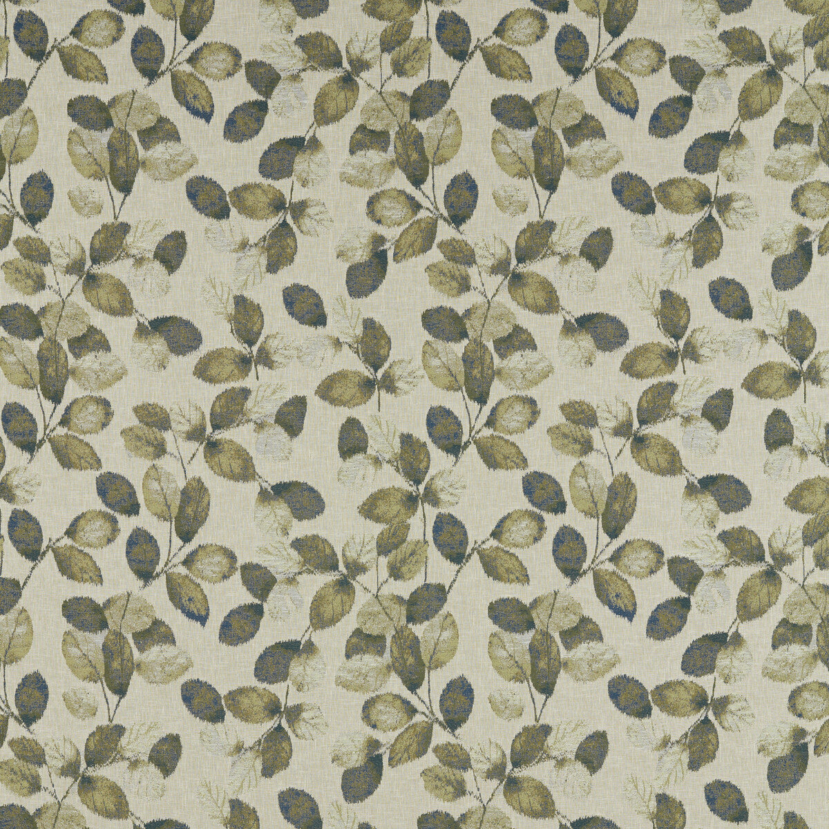 Northia fabric in olive peacock color - pattern F1657/02.CAC.0 - by Clarke And Clarke in the Clarke & Clarke Marianne collection