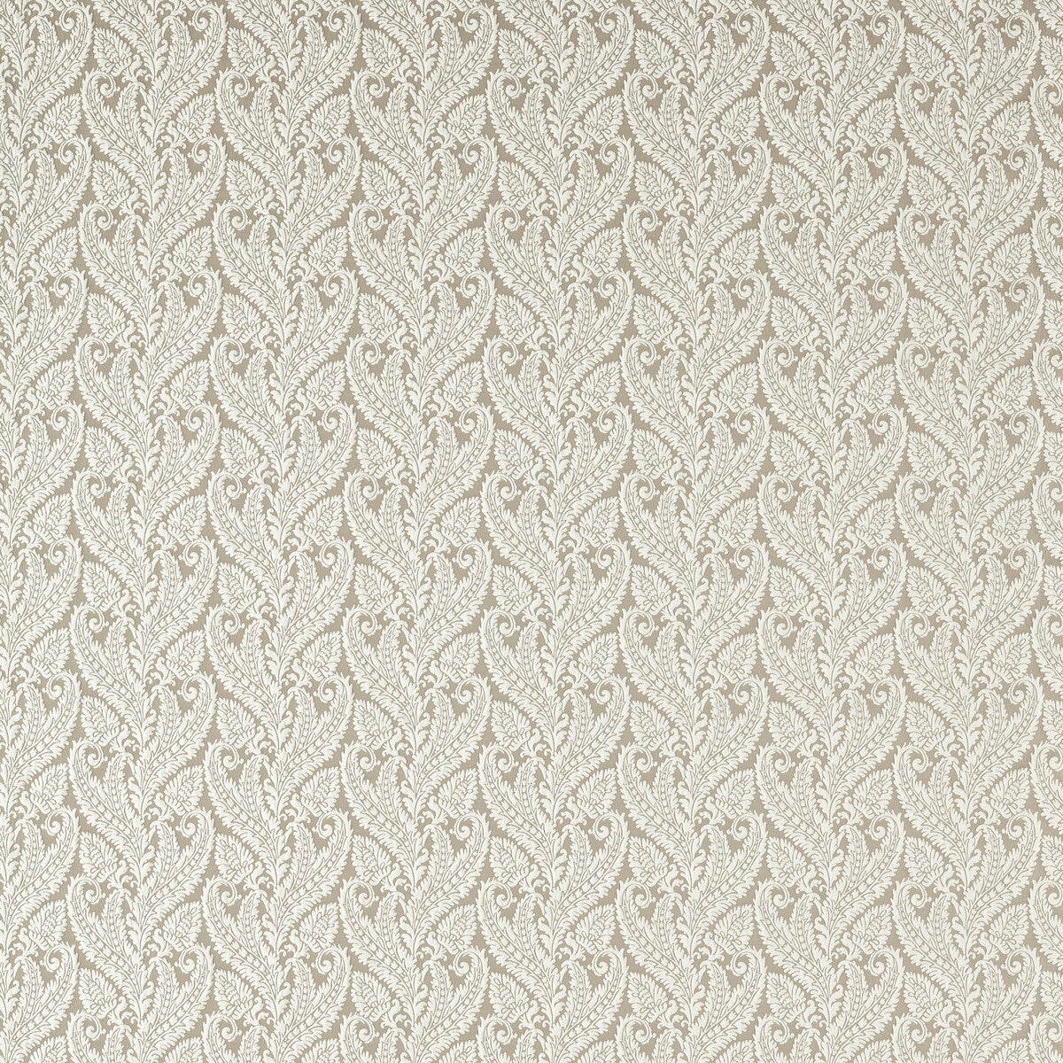Regale fabric in ivory mocha color - pattern F1659/02.CAC.0 - by Clarke And Clarke in the Clarke & Clarke Marianne collection