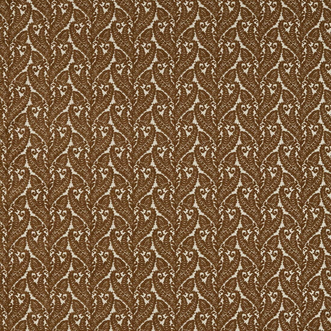 Regale fabric in russet color - pattern F1659/03.CAC.0 - by Clarke And Clarke in the Clarke &amp; Clarke Marianne collection