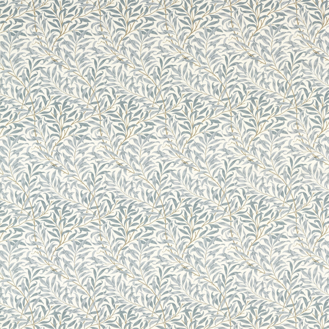 Willow Boughs fabric in mineral color - pattern F1679/02.CAC.0 - by Clarke And Clarke in the Clarke &amp; Clarke William Morris Designs collection