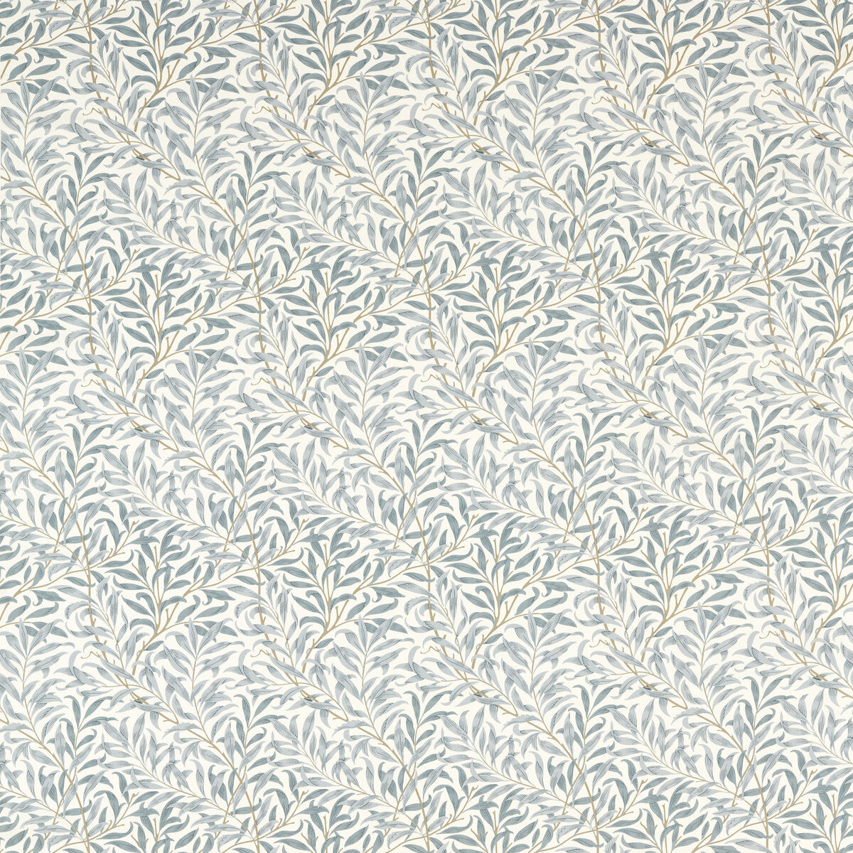 Willow Boughs fabric in mineral color - pattern F1679/02.CAC.0 - by Clarke And Clarke in the Clarke & Clarke William Morris Designs collection