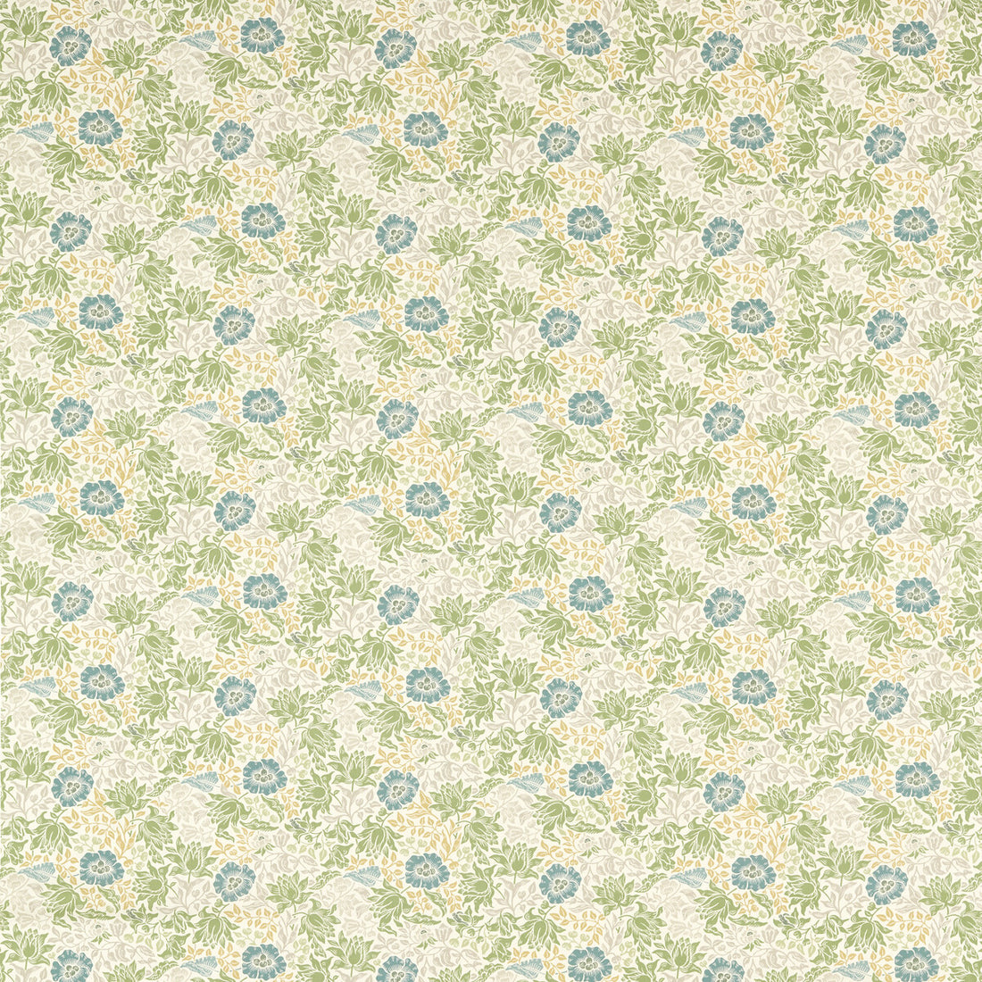 Mallow fabric in apple/linen color - pattern F1680/02.CAC.0 - by Clarke And Clarke in the Clarke &amp; Clarke William Morris Designs collection