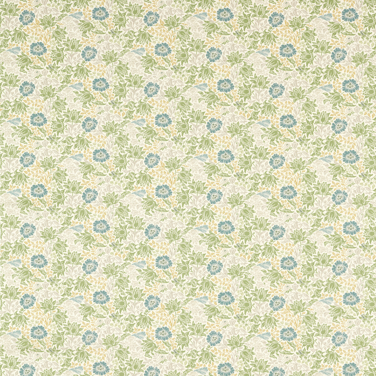 Mallow fabric in apple/linen color - pattern F1680/02.CAC.0 - by Clarke And Clarke in the Clarke & Clarke William Morris Designs collection