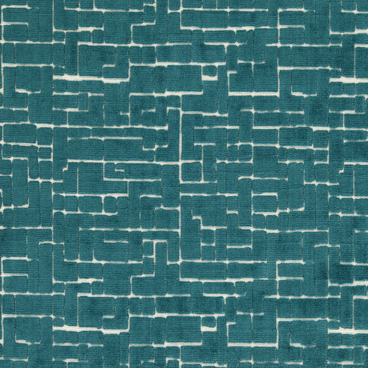 Kupka fabric in peacock color - pattern F1685/05.CAC.0 - by Clarke And Clarke in the Urban collection