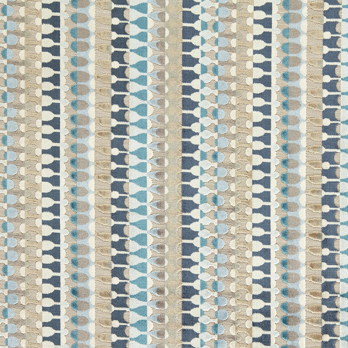 Orpheus fabric in denim color - pattern F1687/01.CAC.0 - by Clarke And Clarke in the Urban collection
