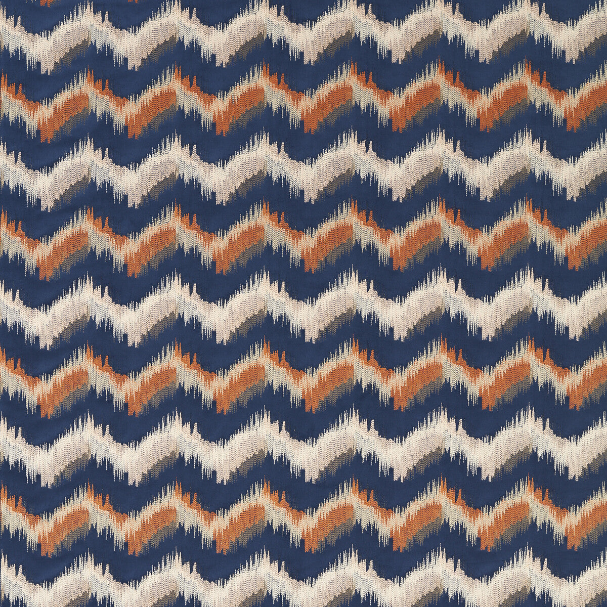 Sagoma fabric in midnight/spice color - pattern F1698/03.CAC.0 - by Clarke And Clarke in the VIvido collection