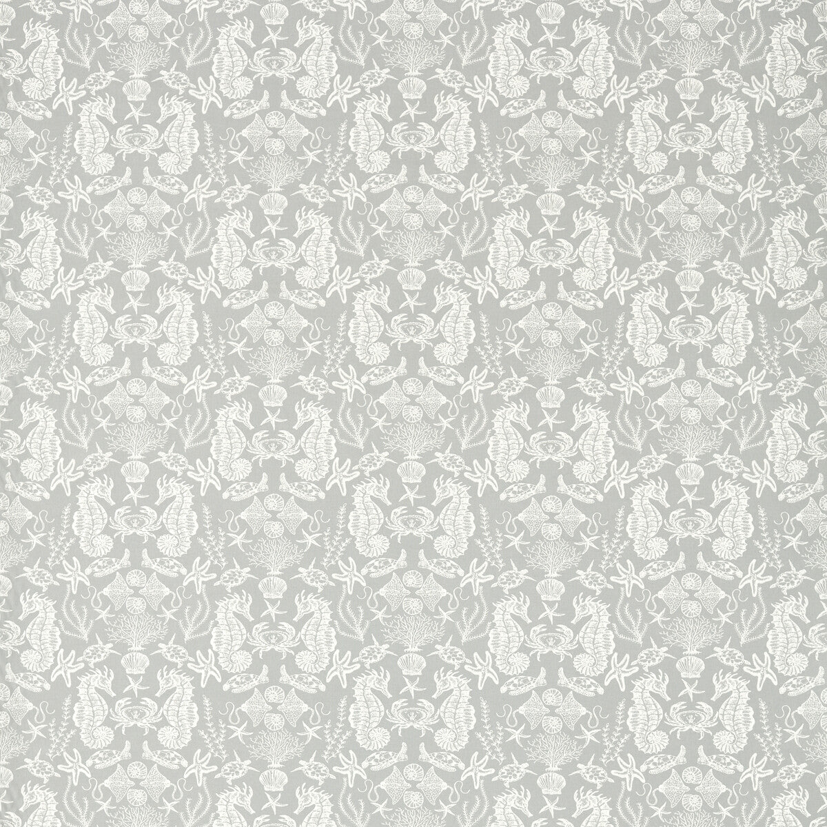 Aquarium fabric in smoke color - pattern number F1725/04.CAC.0 - by Clarke And Clarke in the Clarke & Clarke Marina collection