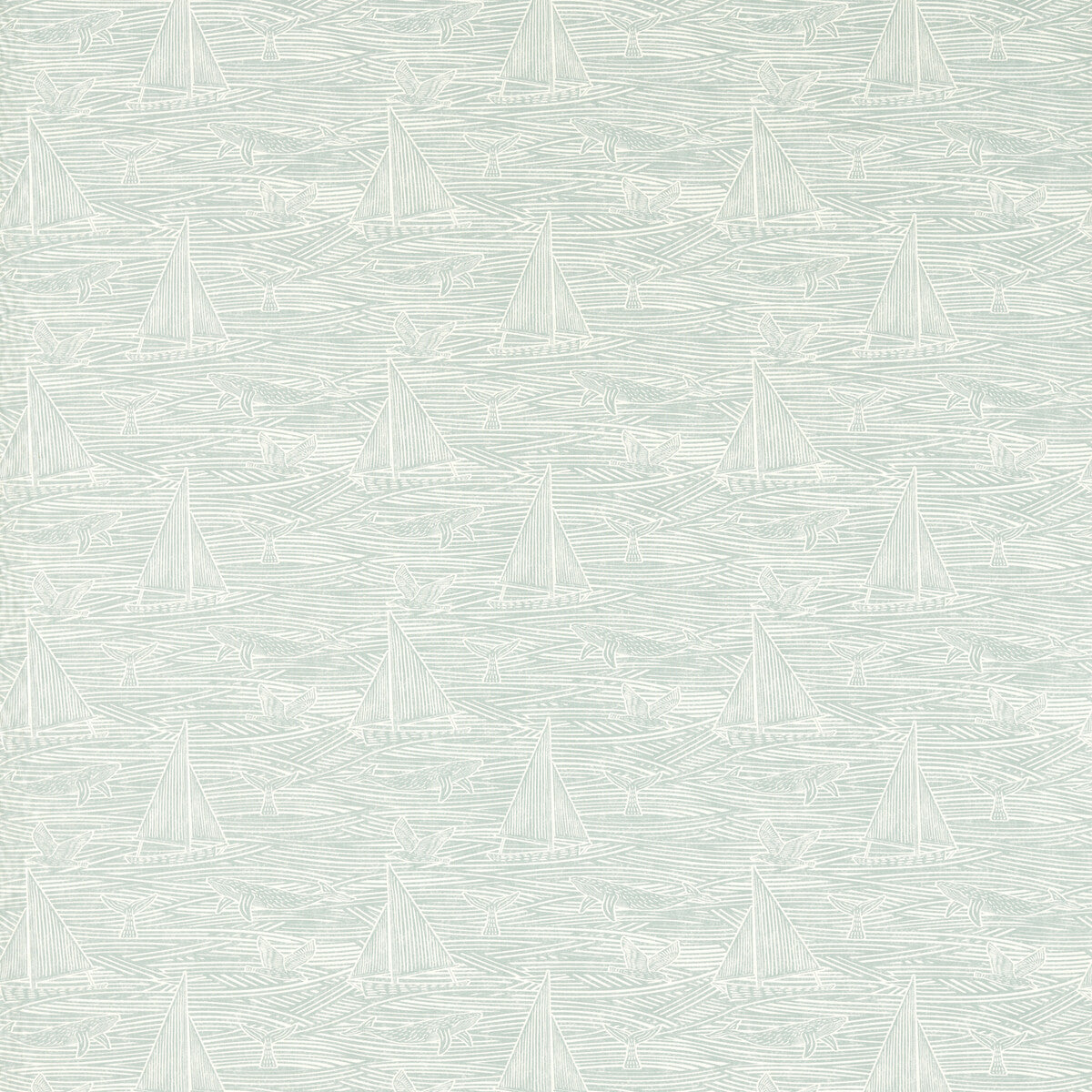 Fin fabric in mineral color - pattern number F1726/02.CAC.0 - by Clarke And Clarke in the Clarke & Clarke Marina collection