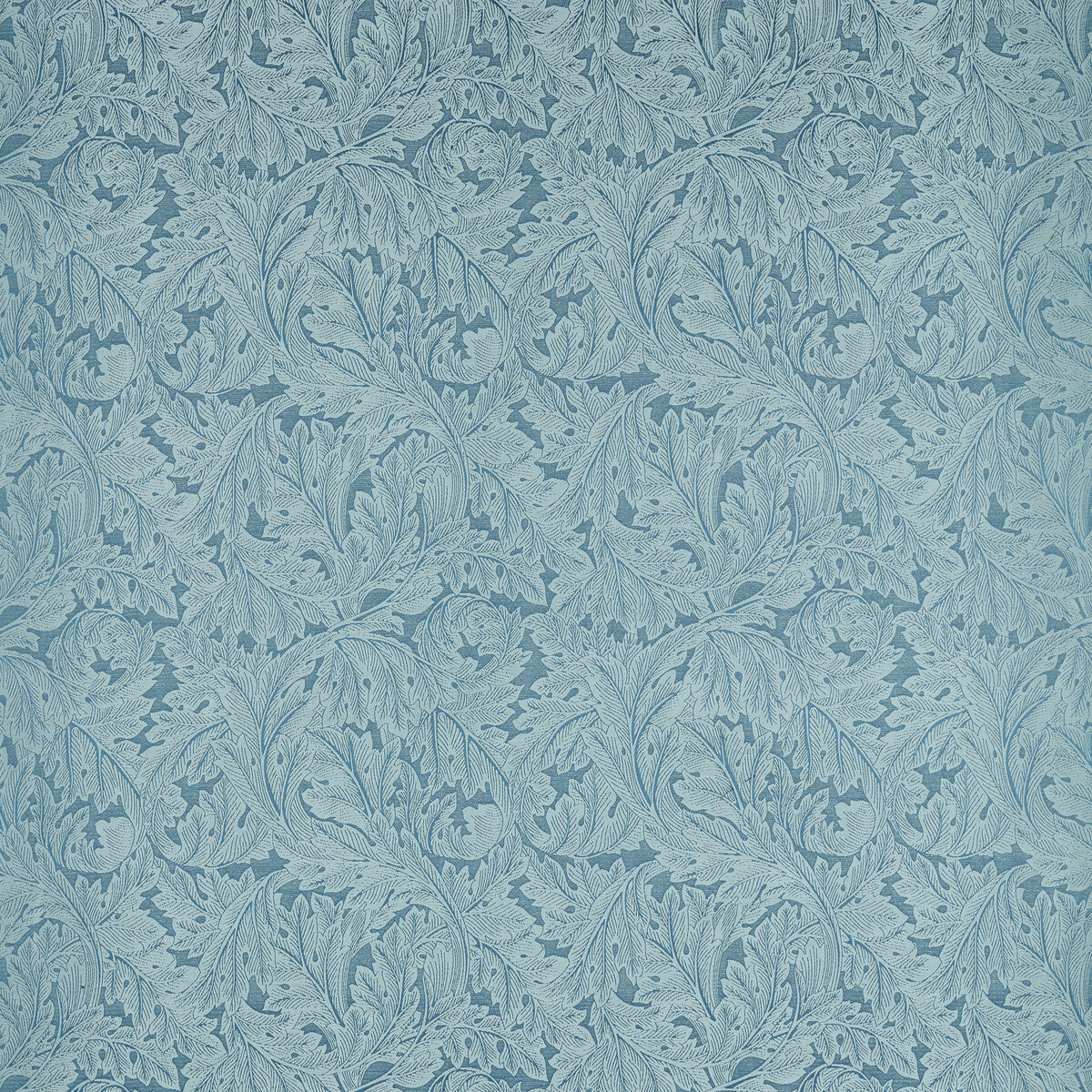 Acanthus Weave fabric in denim color - pattern number F1741/02.CAC.0 - by Clarke And Clarke in the Clarke & Clarke William Morris Weaves collection