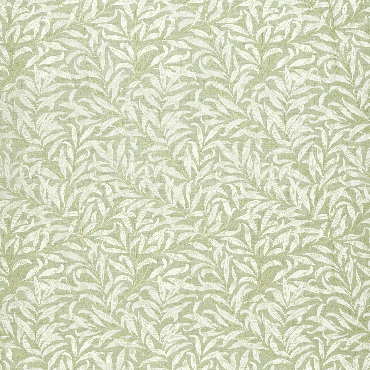 Willow Boughs Jacquard fabric in sage color - pattern number F1747/03.CAC.0 - by Clarke And Clarke in the Clarke & Clarke William Morris Weaves collection
