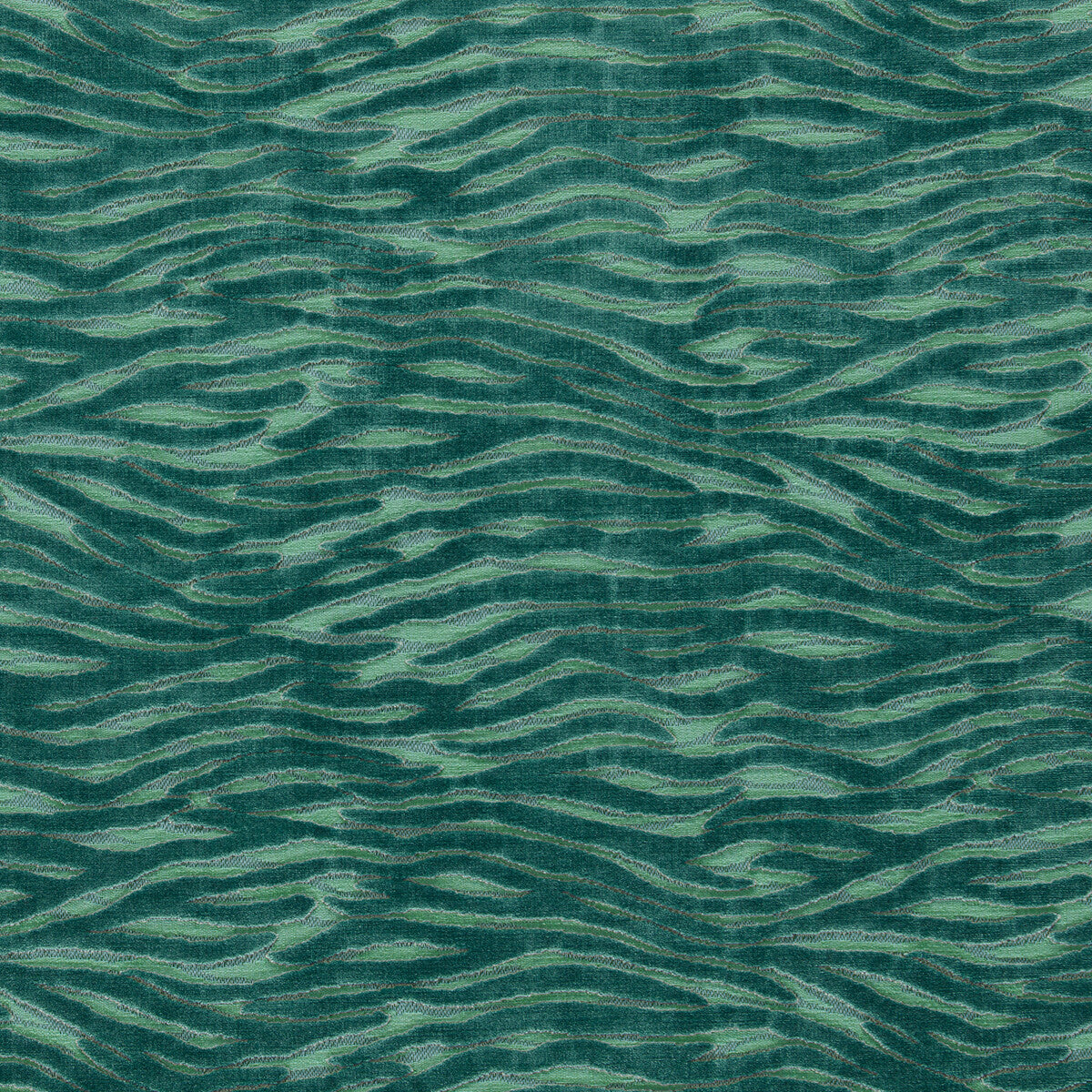 Wildstripe fabric in seafoam color - pattern number F1762/03.CAC.0 - by Clarke And Clarke in the Mythica By Emma J Shipley For C&C collection