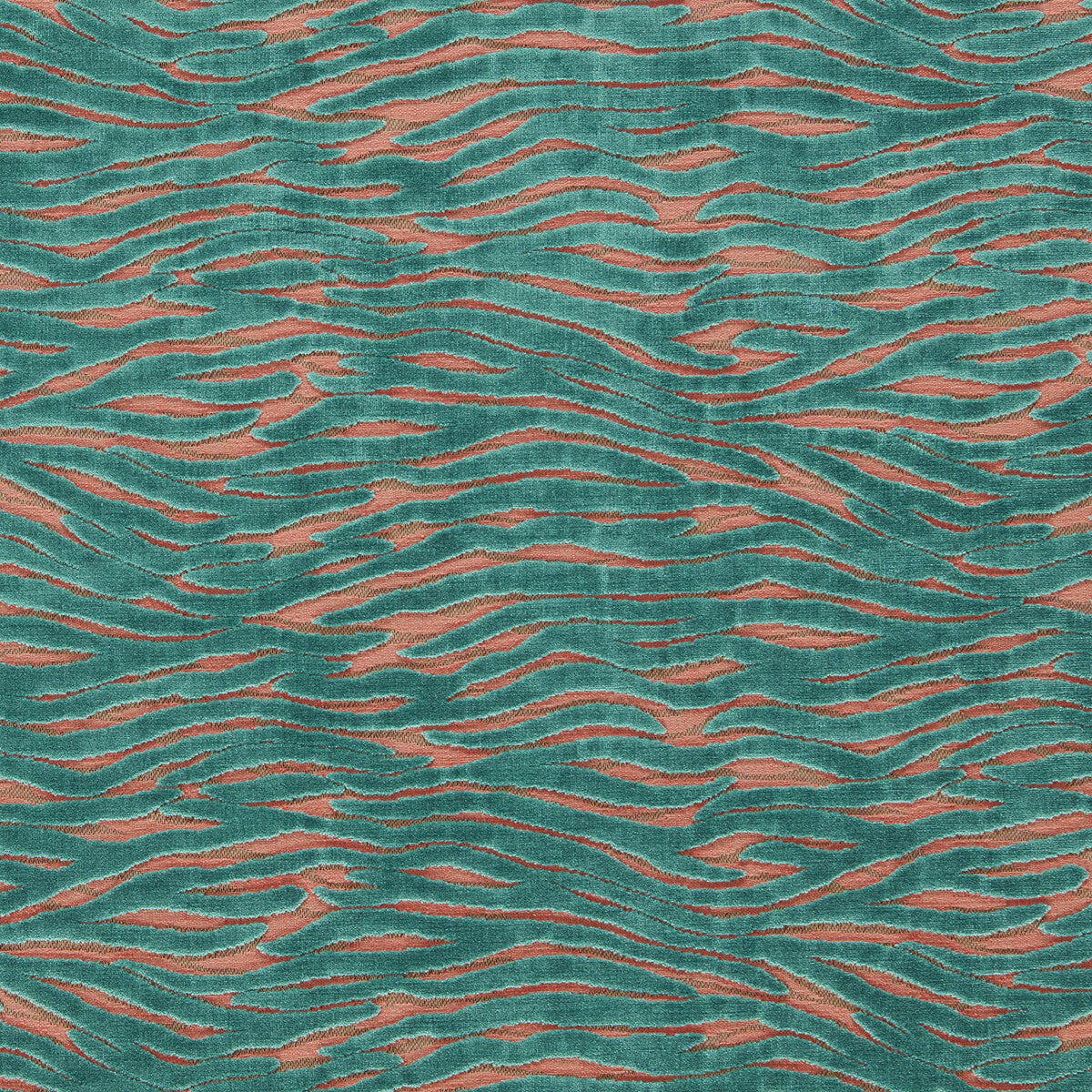Wildstripe fabric in tropic color - pattern number F1762/04.CAC.0 - by Clarke And Clarke in the Mythica By Emma J Shipley For C&C collection