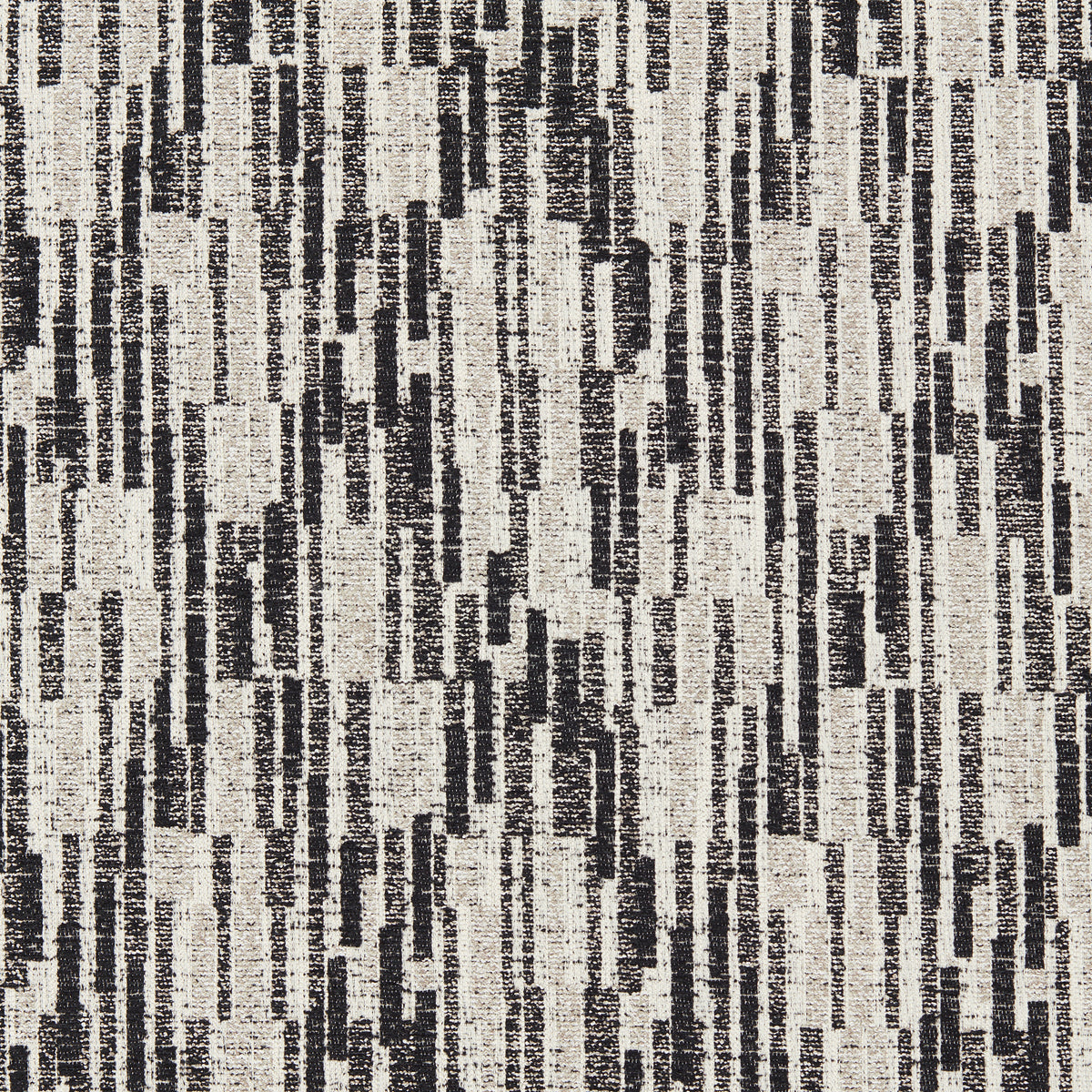 Juno Jacquard fabric in Noir color - pattern number F1767/03.CAC.0 - by Clarke And Clarke in the Metropolitan collection
