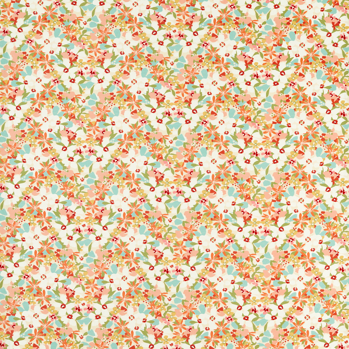 Clementine fabric in Spice color - pattern number F1780/03.CAC.0 - by Clarke And Clarke in the Montage II collection