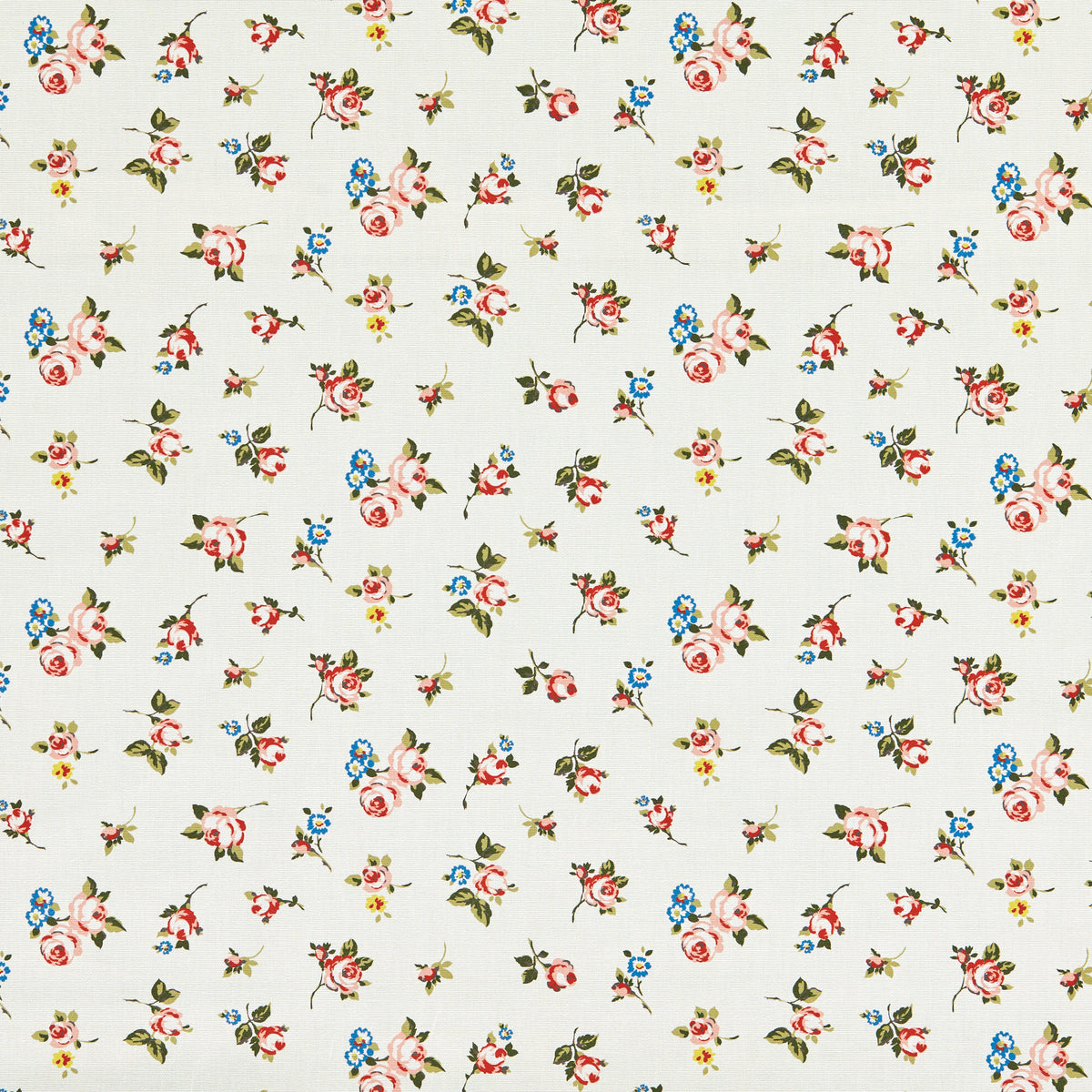 Rosebud fabric in Spice color - pattern number F1785/04.CAC.0 - by Clarke And Clarke in the Montage II collection