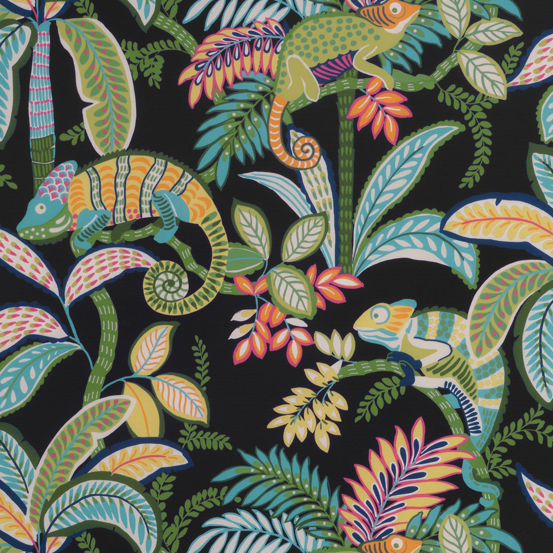 Iggy fabric in jungle color - pattern number F81674 - by Thibaut in the Locale collection
