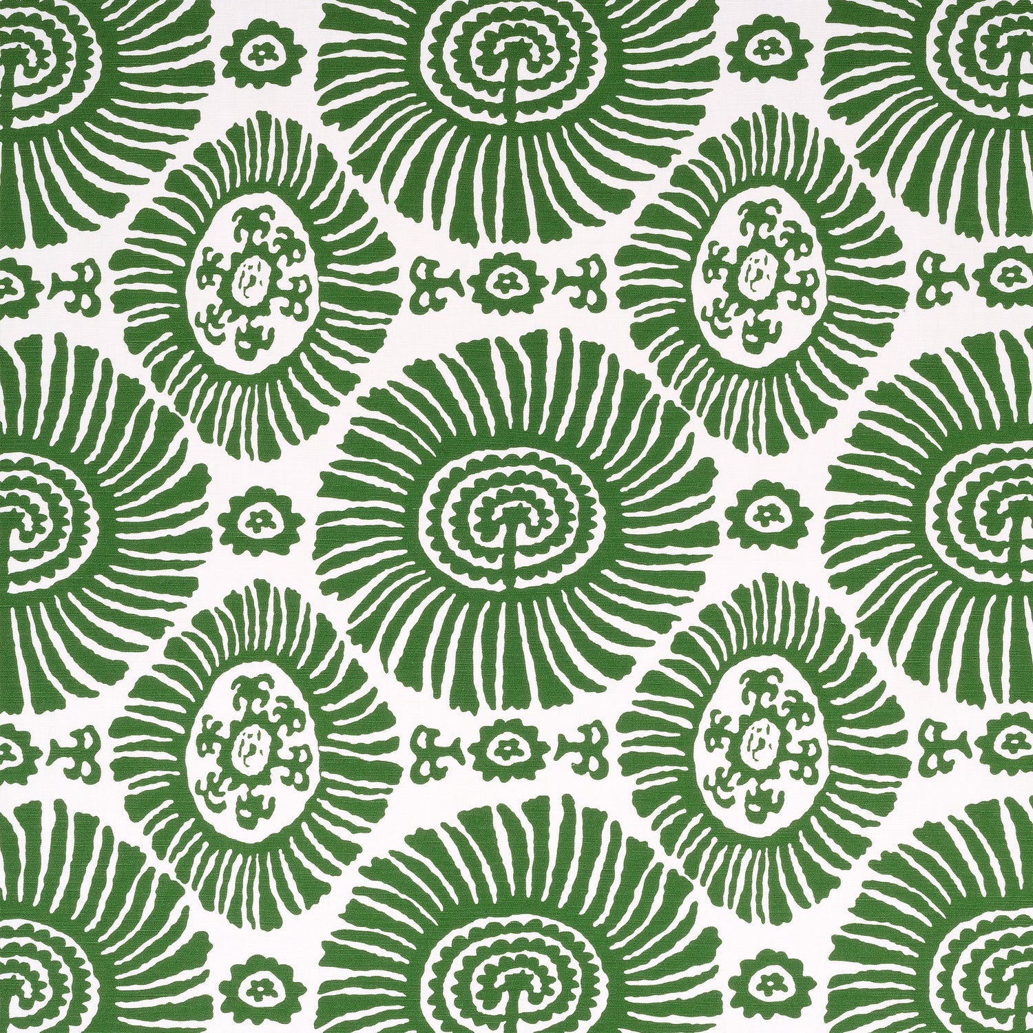 Solis fabric in emerald green color - pattern number F910081 - by Thibaut in the Tropics collection
