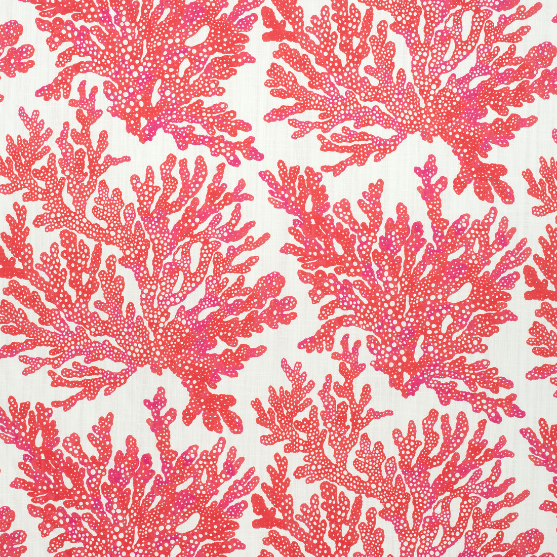 Marine Coral fabric in coral color - pattern number F910120 - by Thibaut in the Tropics collection