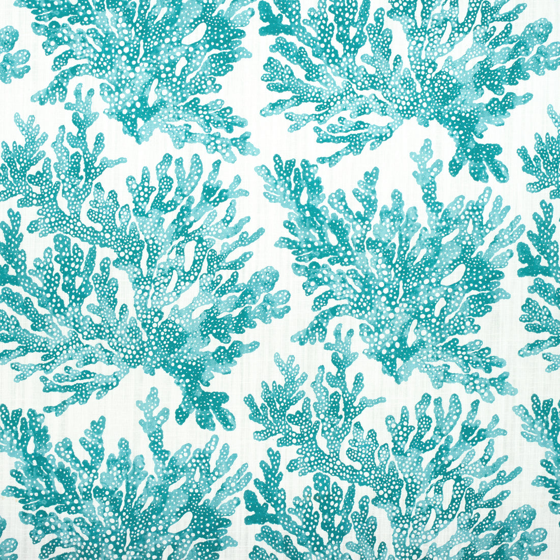 Marine Coral fabric in turquoise color - pattern number F910121 - by Thibaut in the Tropics collection