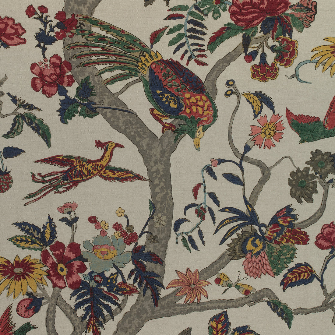 Coromandel fabric in jewel color - pattern number F910229 - by Thibaut in the Colony collection