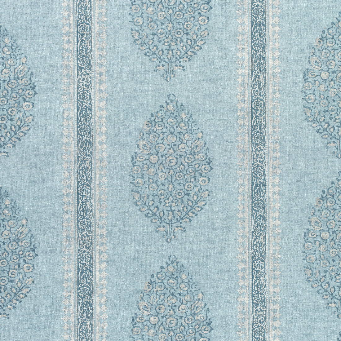 Chappana fabric in slate blue color - pattern number F910235 - by Thibaut in the Colony collection