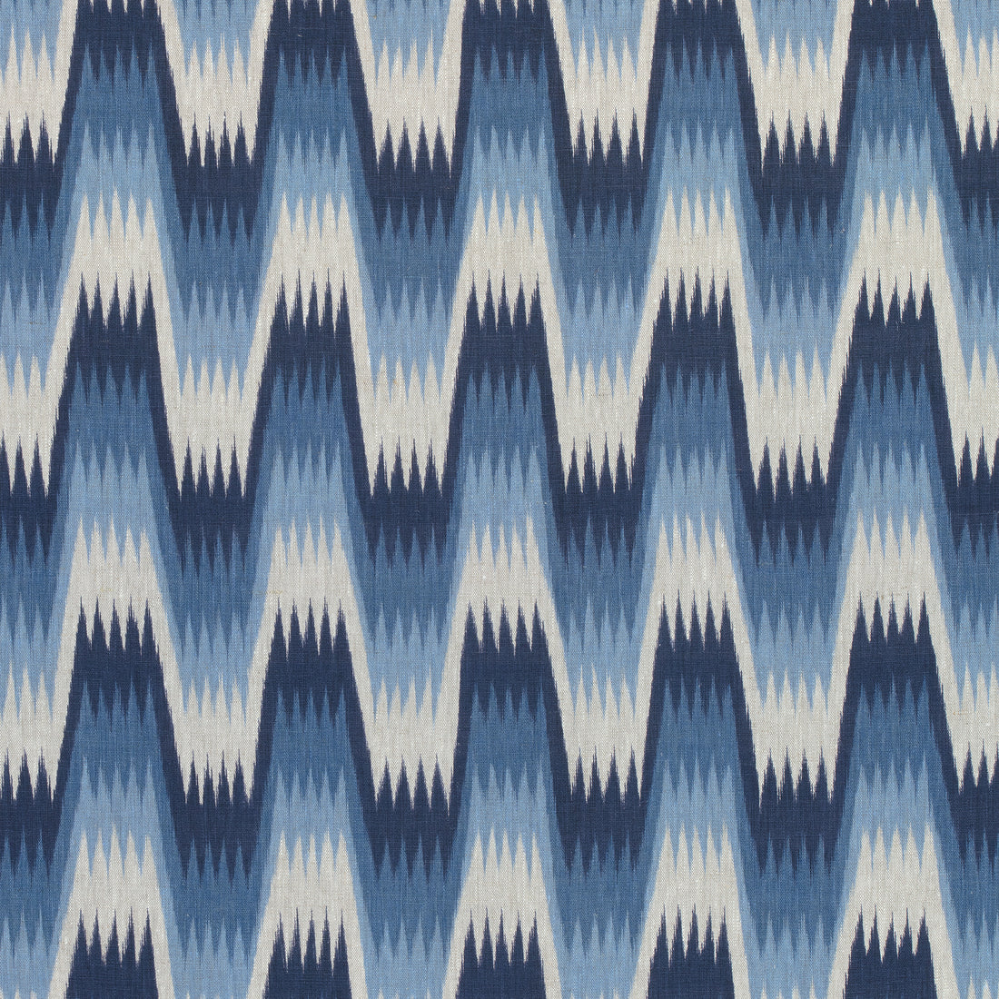Stockholm Chevron fabric in blue color - pattern number F910240 - by Thibaut in the Colony collection