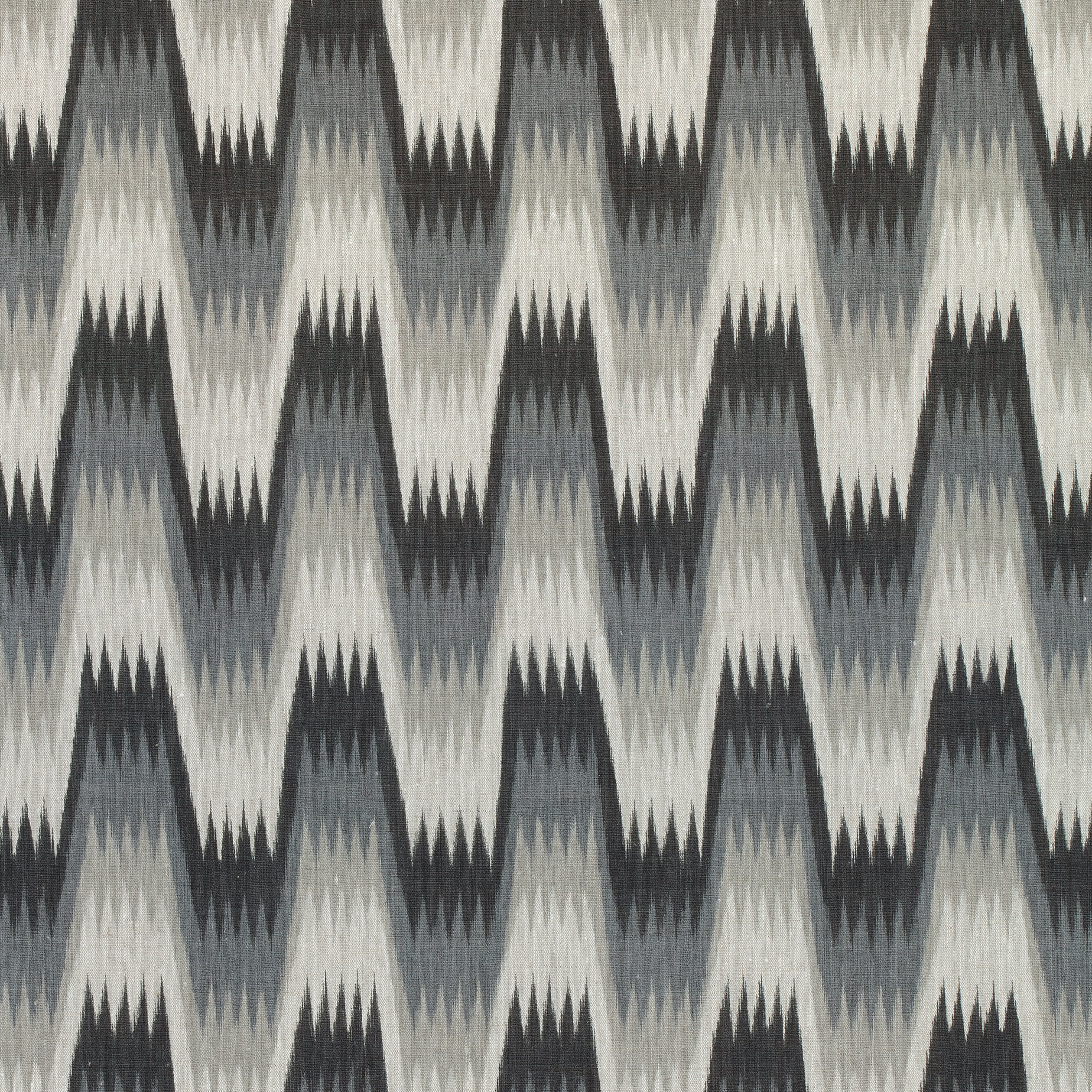 Stockholm Chevron fabric in black and grey color - pattern number F910244 - by Thibaut in the Colony collection