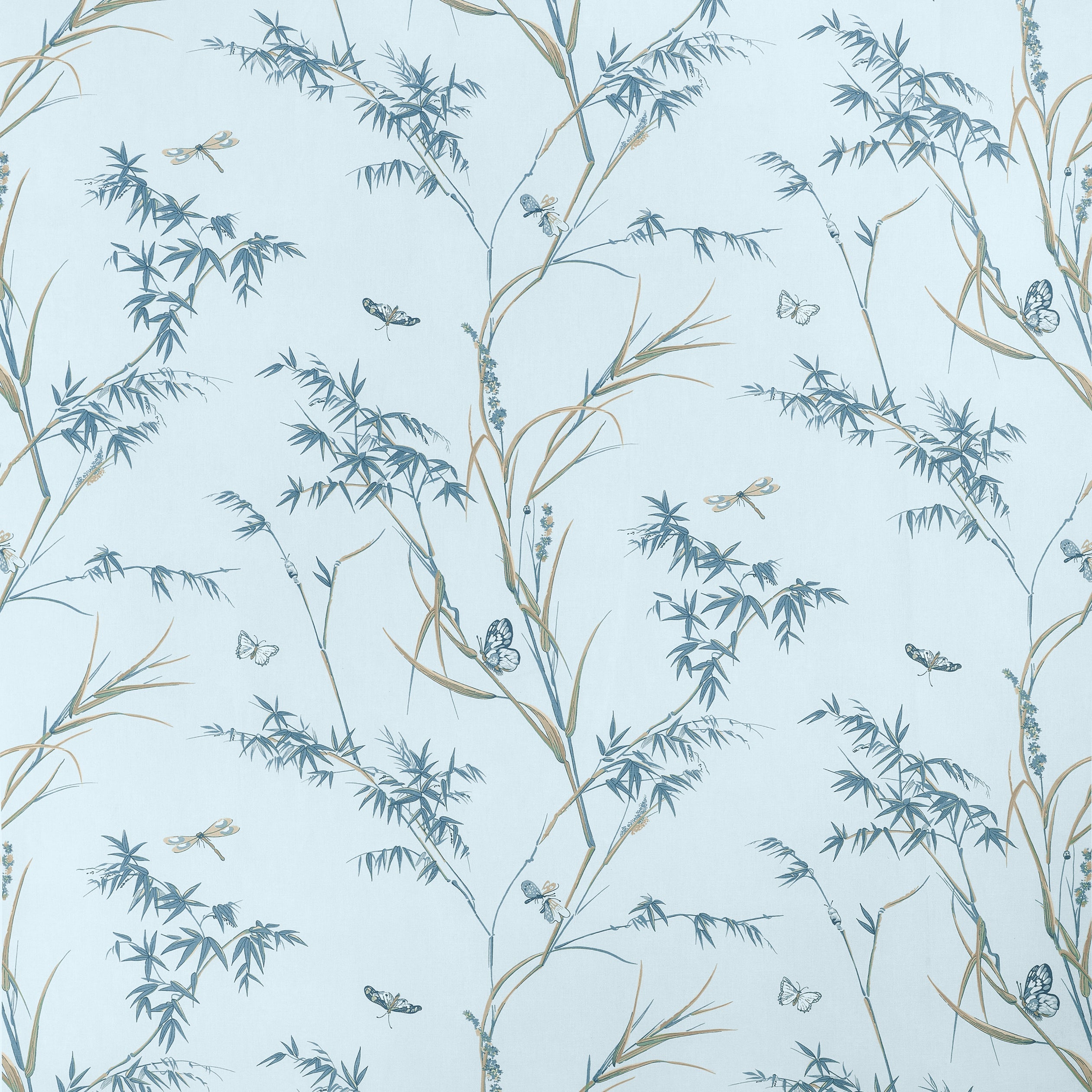 Virginia fabric in spa blue color - pattern number F910525 - by Thibaut in the Boxwood collection