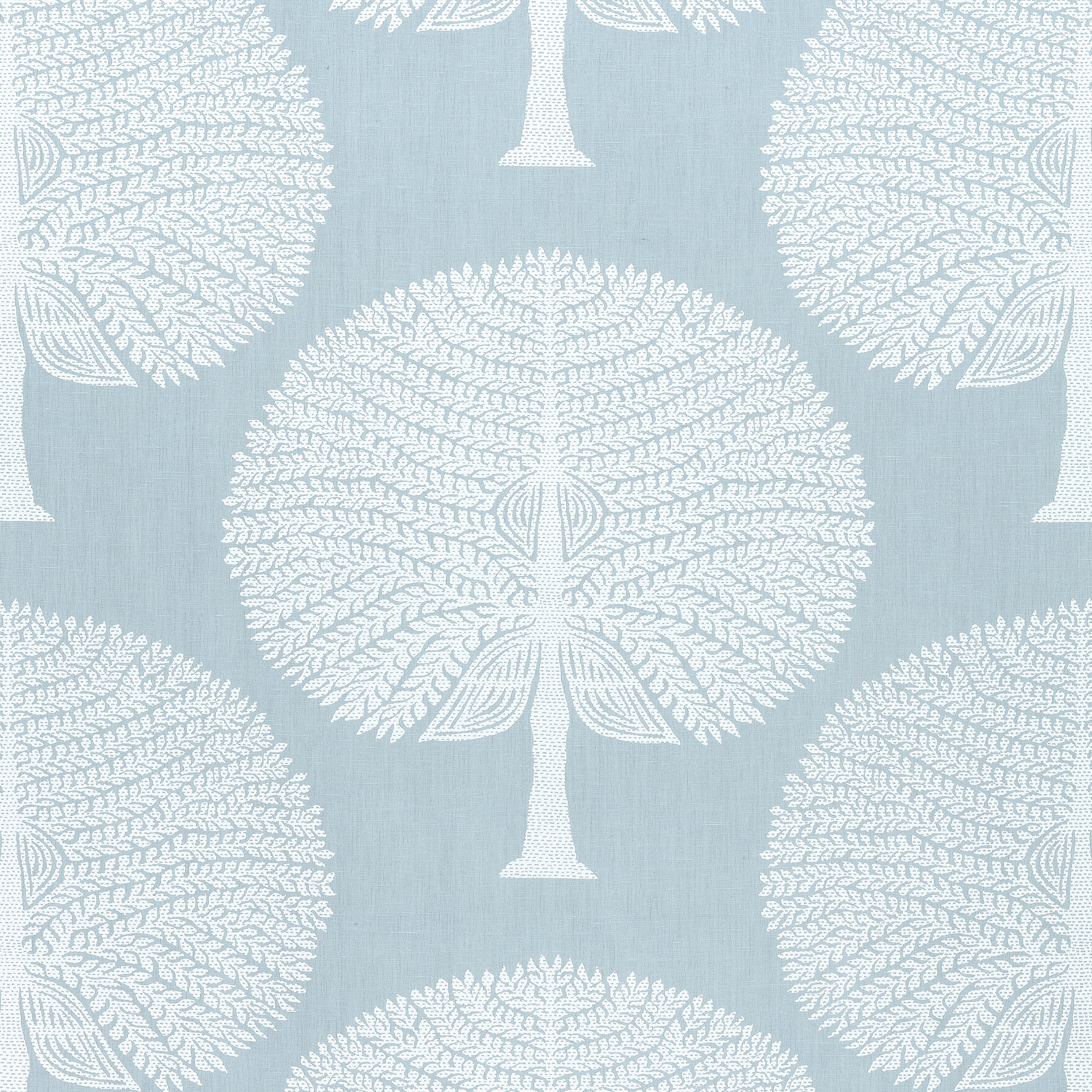 Mulberry Tree fabric in spa blue color - pattern number F910600 - by Thibaut in the Ceylon collection