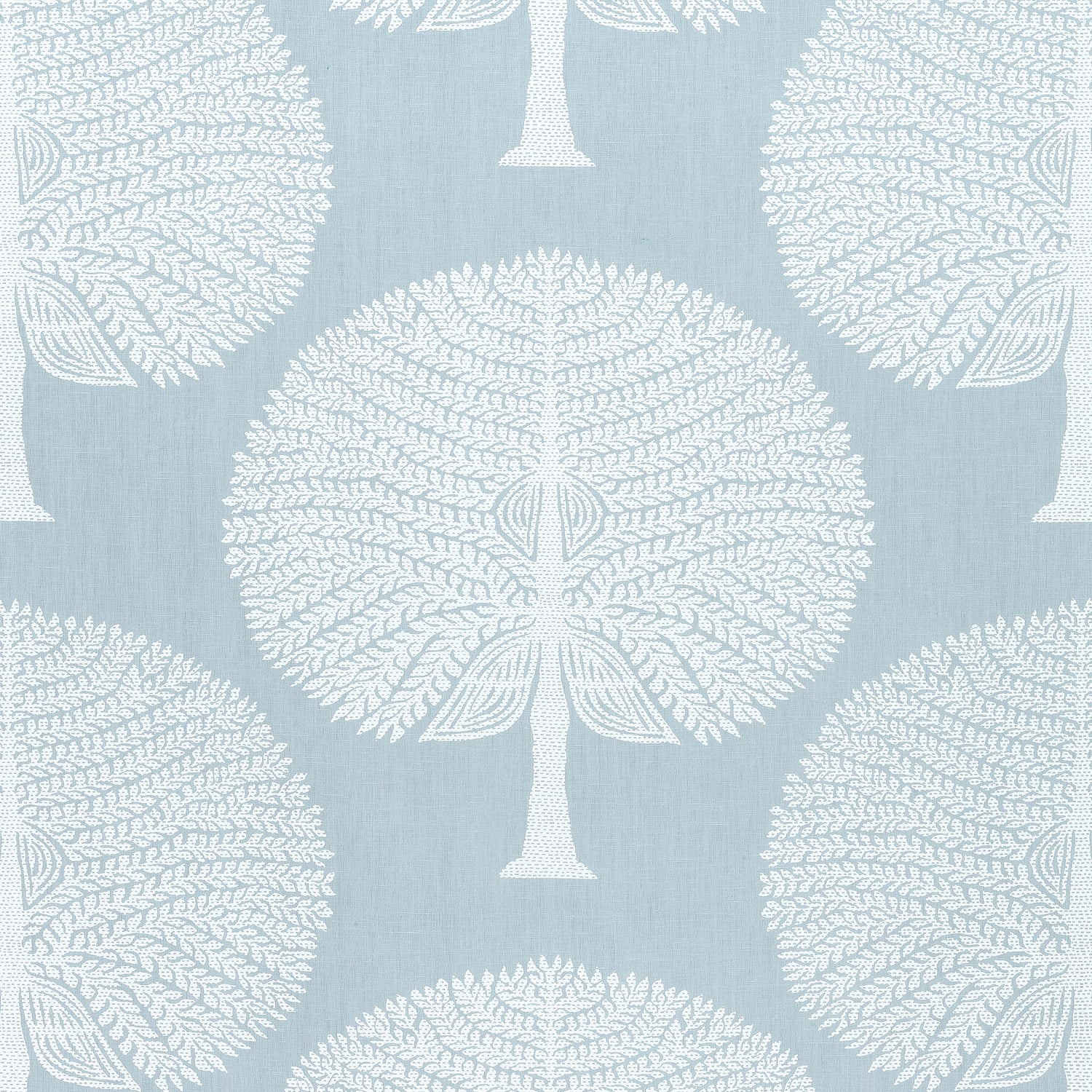Mulberry Tree fabric in spa blue color - pattern number F910600 - by Thibaut in the Ceylon collection
